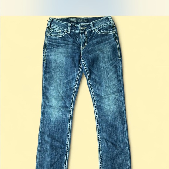 Silver Jeans Women's Classic Blue Suki skinny Leg Jeans - Picture 1 of 3